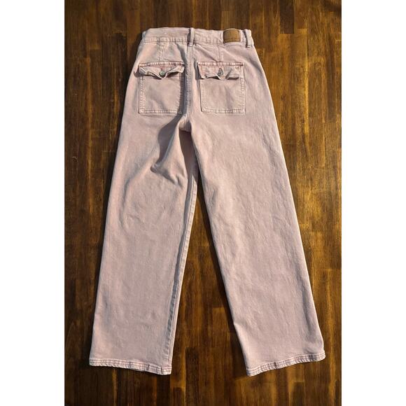 American Eagle Women’s 2 28 x 30 Skater Jean Straight Wide Leg Relaxed Fit Baggy - Picture 2 of 14